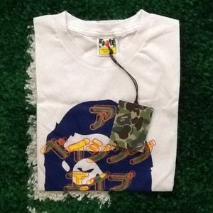 Bape purple tee size large